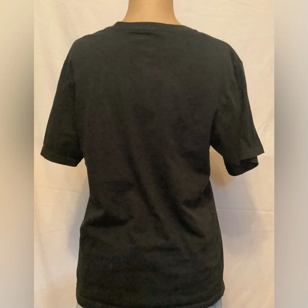 Kids Large (12-14) Vans Black and Red Checkered T-Shirt - Picture 5 of 6